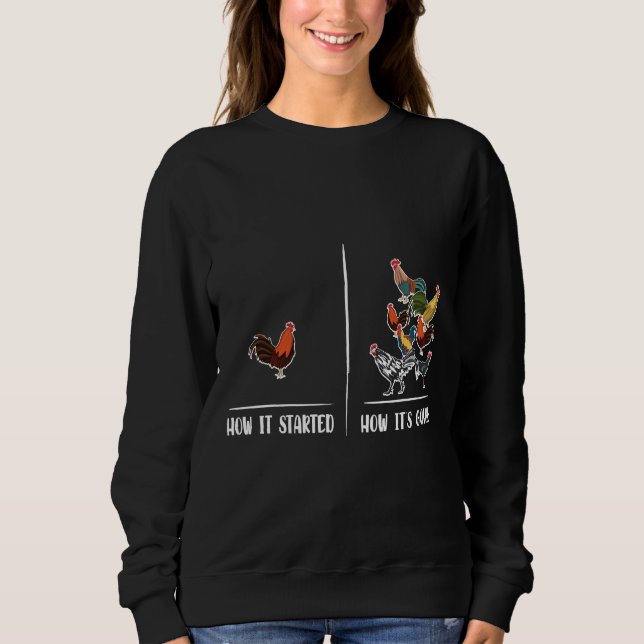 Chicken Owner H Sweatshirt (Front)