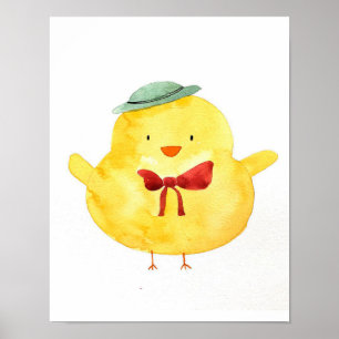 Chicken Painting   Framed Gallery Poster