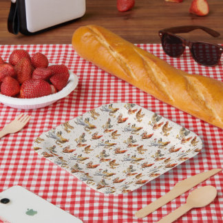 Chicken Paper Plates