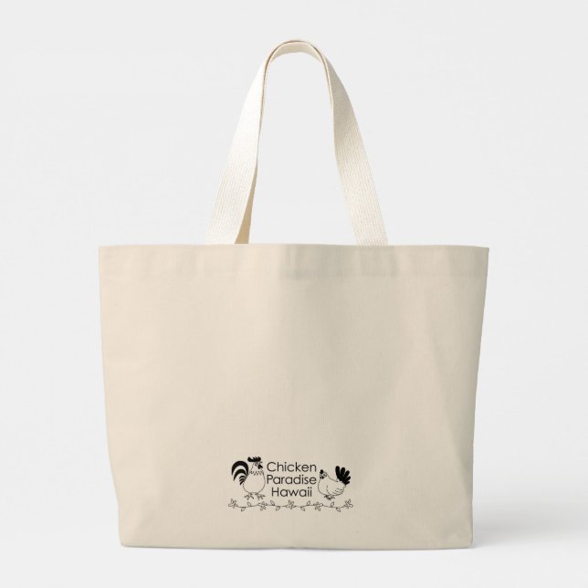 Chicken Paradise Hawaii Hens Tote bag ／めんどりトートバッグ (Back)