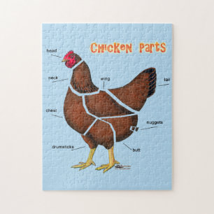 Chicken Parts Jigsaw Puzzle