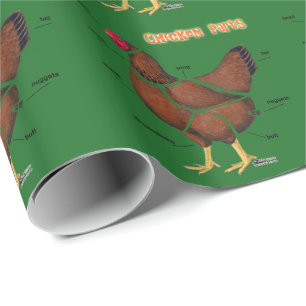 Chicken Parts Wrapping Paper