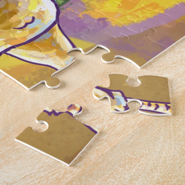 Chicken Party Centre Jigsaw Puzzle (Side)