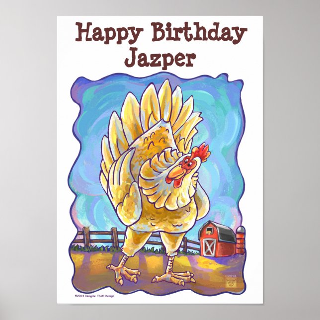 Chicken Party Centre Poster (Front)
