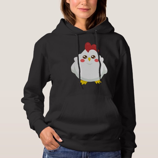 chicken pattern   hoodie (Front)