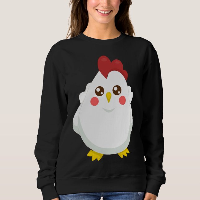 chicken pattern   sweatshirt (Front)