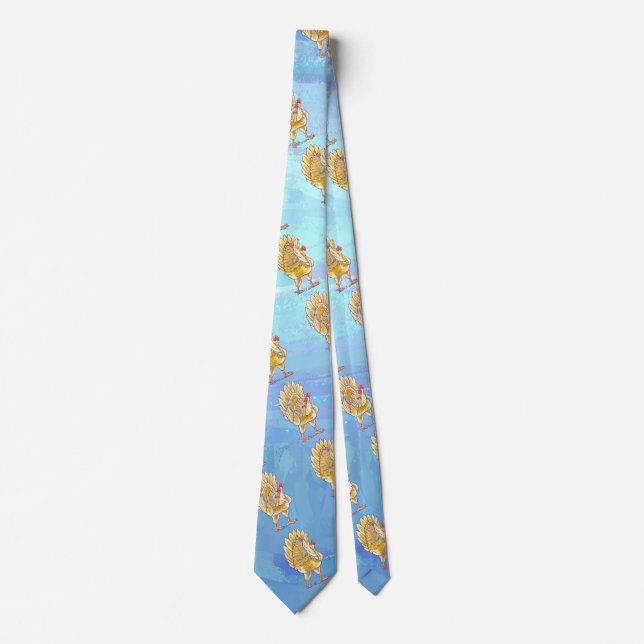 Chicken Patterns Tie (Front)
