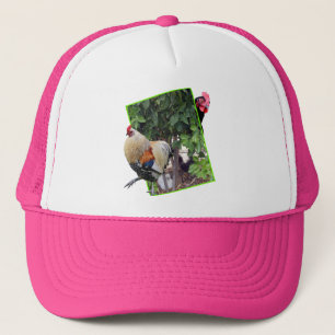 Chicken Peekaboo Design, Trucker Hat