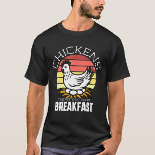 Chicken Pet Poops Breakfast T-Shirt