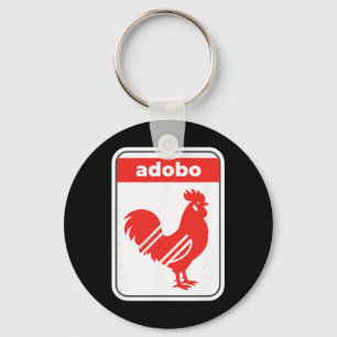 Chicken, Pinoy Adobo Rooster Dge Key Ring