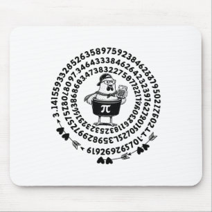 Chicken Pot Holding Calculator Math Teacher Pi Day Mouse Pad