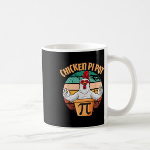 Chicken Pot Pi Apparel Pi Day Vintage Retro Math L Coffee Mug