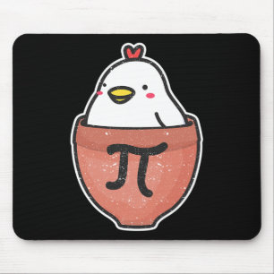 Chicken Pot Pi Day Funny Math Teacher Mathematics  Mouse Pad