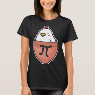 Chicken Pot Pi Day Funny Math Teacher Mathematics T-Shirt