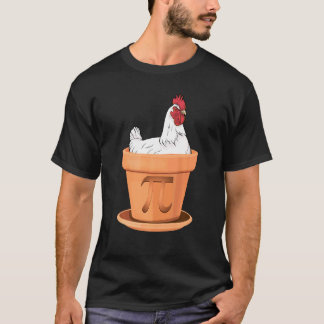 Chicken Pot Pi Day  Math Teacher Student Hen Pie T-Shirt