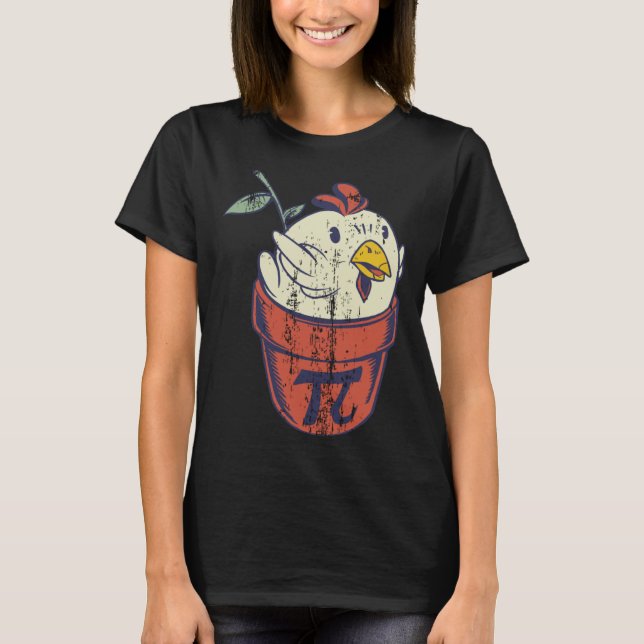 Chicken Pot PI Day   Men Women Kids Math T-Shirt (Front)