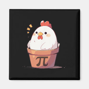 Chicken Pot Pi Day Men Women Kids Math Teacher Gif Magnet