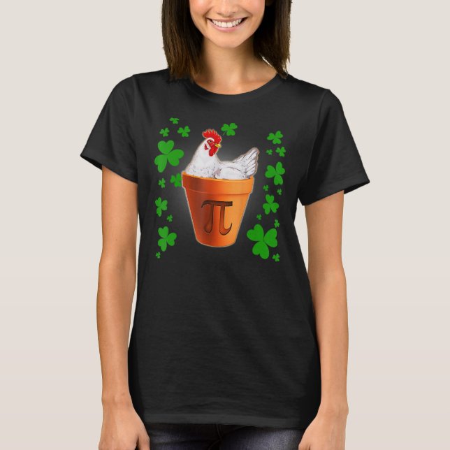 Chicken Pot Pi  Day Pie Math  Geek  3 14 2 T-Shirt (Front)