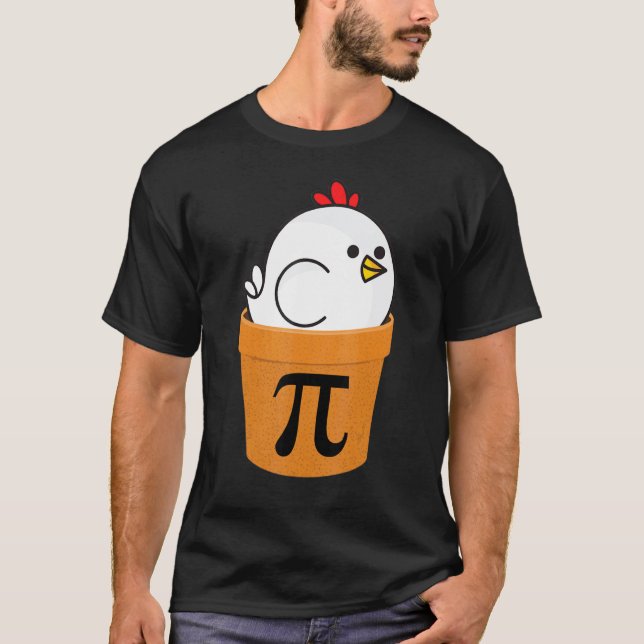 Chicken Pot Pi  Funny Math Day  2 T-Shirt (Front)