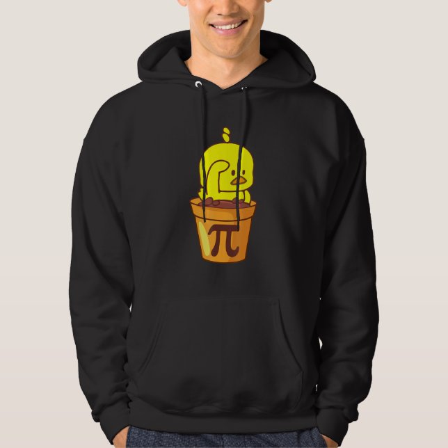 Chicken Pot Pi Funny Math Day Hoodie (Front)