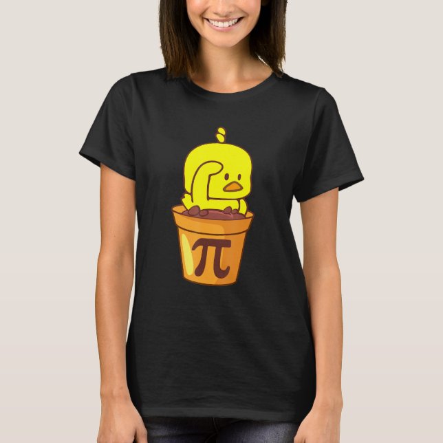 Chicken Pot Pi Funny Math Day T-Shirt (Front)