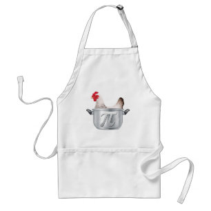 chicken pot pi - Funny Math Standard Apron