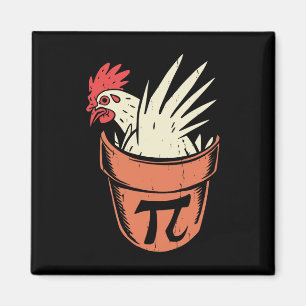 Chicken Pot Pi Funny Math Teacher Pun Pi Day  Magnet