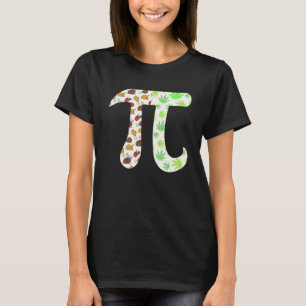 Chicken Pot Pi Math Day Pi Day 3 14 Math Pun Weed T-Shirt