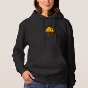 Chicken Pot Pi Math  Funny Academic Pi Day Hoodie