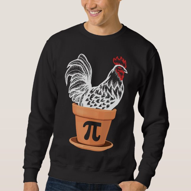 Chicken Pot PI Maths   Sweatshirt (Front)