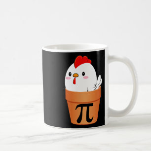Chicken Pot Pi Pi Day Vintage Retro Math Lover 1  Coffee Mug