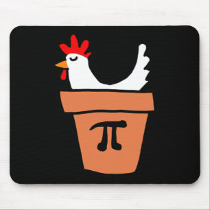 Chicken Pot Pie Funny Math Lover Pun Pi Day Studen Mouse Pad