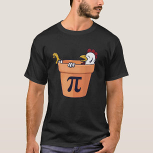 Chicken Pot Pie Funny Math Nerd Pi T-Shirt