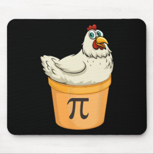 Chicken Pot Pie Funny Math Pun Chicken Pot Pi  Mouse Pad