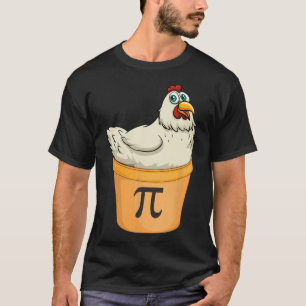 Chicken Pot Pie Funny Math Pun Chicken Pot Pi  T-Shirt