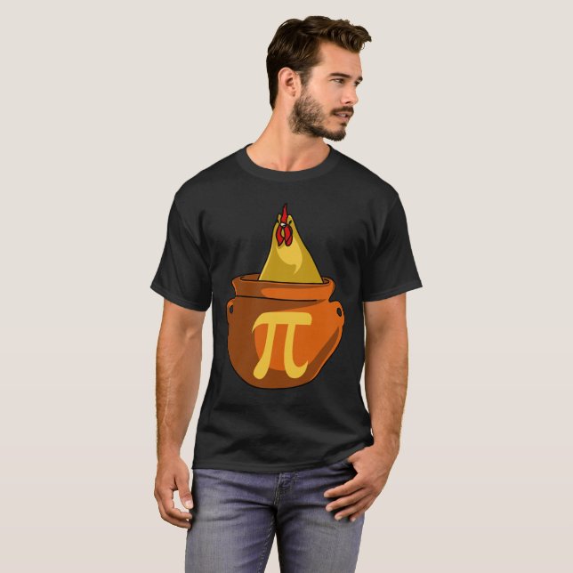 Chicken Pot Pie Funny Science Mathematics Tee (Front Full)