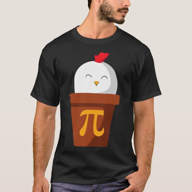 Chicken Pot Pie Pi Day T Shirt Math Teachers Gift  (Front)