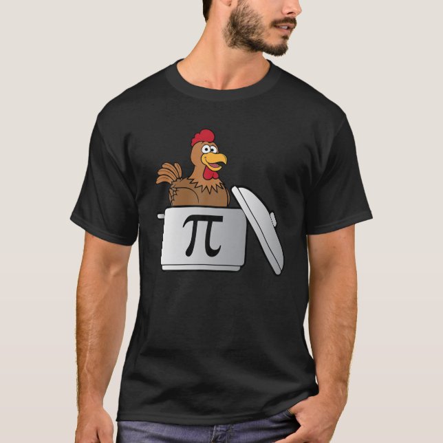 Chicken Pot Pie | Pi Lovers Chick Match Holiday Gi T-Shirt (Front)