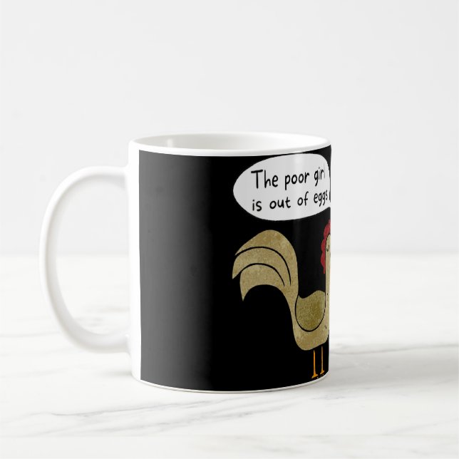 Chicken Poultry Henopause Joke  Coffee Mug (Left)