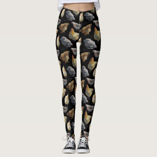 Chicken Print Leggings