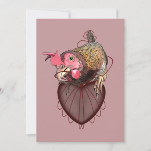 Chicken Pulling Heartstrings T-Shirt Invitation