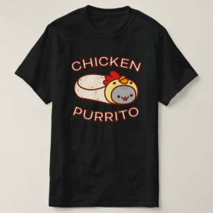 CHICKEN PURRITO Cat Burrito T-SHIRT