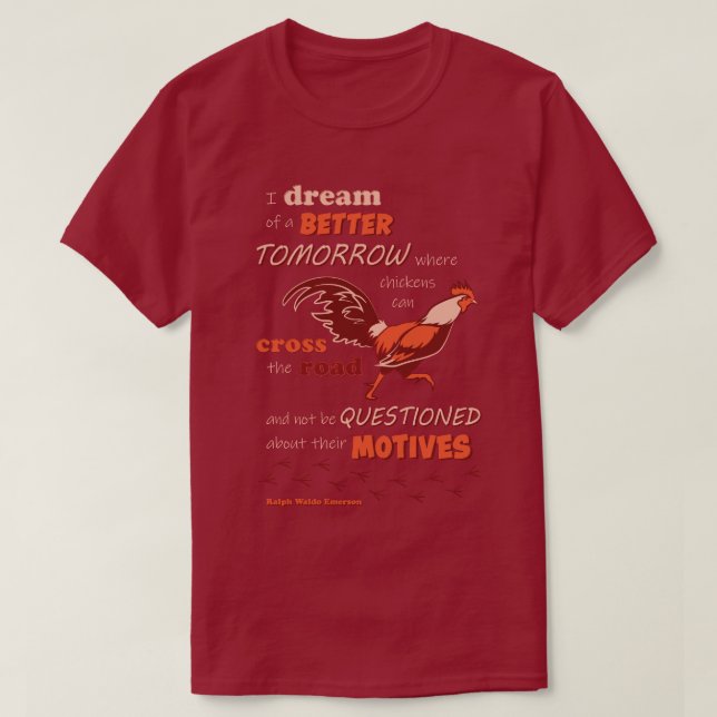 Chicken Quotation Standard T-Shirt (Design Front)
