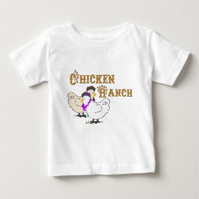 Chicken Ranch Baby T-Shirt (Front)