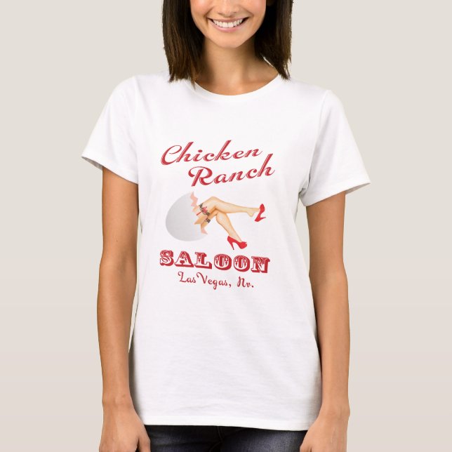 Chicken Ranch Saloon Las Vegas T-Shirt (Front)