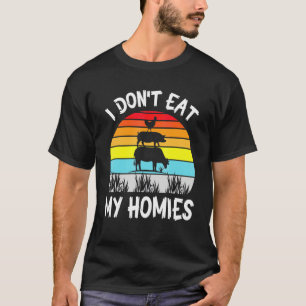 Chicken Ride Pig Riding Cow Together I Don't Eat M T-Shirt