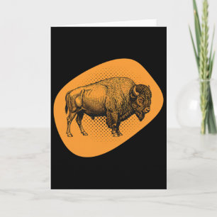 Chicken Rnyard Rebel Bison Card