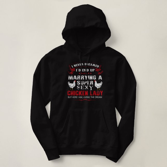 Chicken Roaster Regulate Your Rooster Funny Retro  Hoodie (Design Front)
