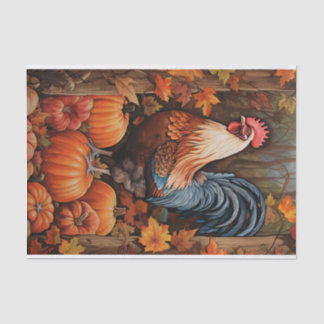 Chicken Rooster Art Vintage Decoupage Ephemera Tissue Paper