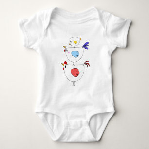 Chicken rooster chick adorable family T shirt